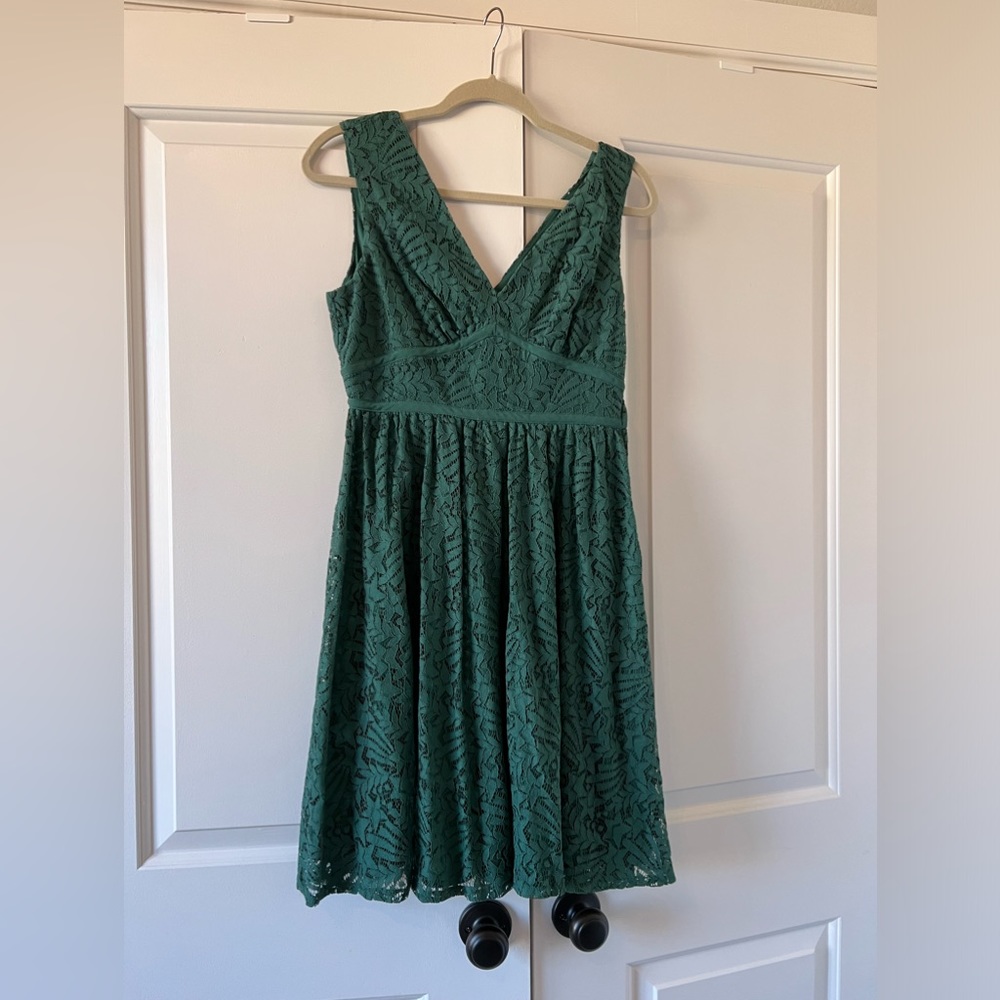 NSR Green Lace Dress - Medium